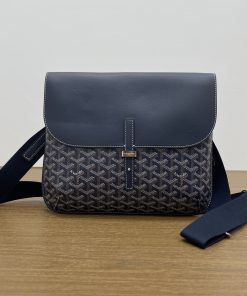 Replica Designer Bags 1:1 Goyard Coursier Navy Blue