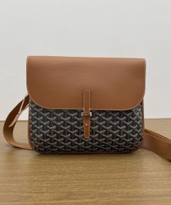 Replica Designer Bags 1:1 Goyard Coursier Black & Tan