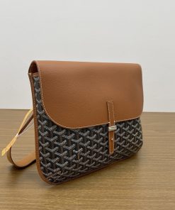 Alternative view of Goyard Replica Designer Bags 1:1 Coursier 32*25*4cm Messenger Bag Black & Tan
