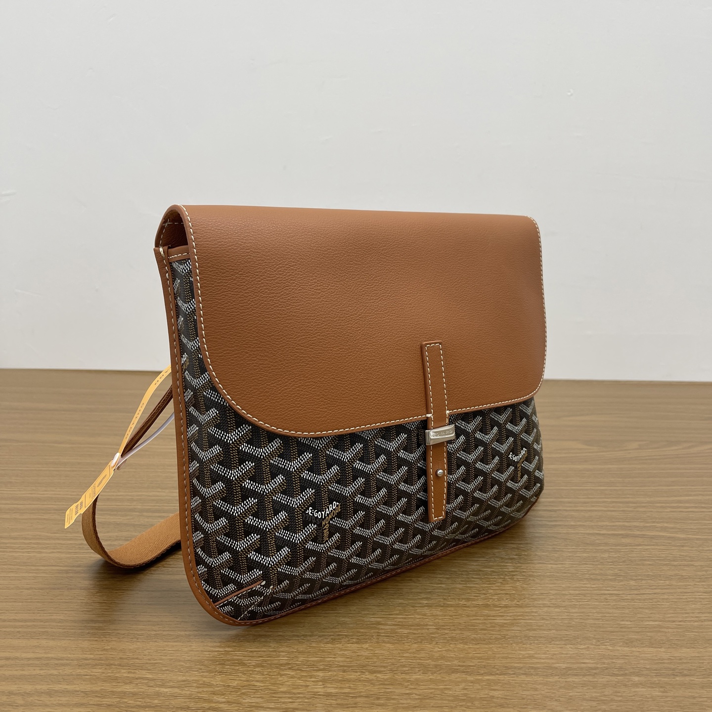 Goyard Replica Designer Bags 1:1 Coursier 32*25*4cm Messenger Bag Black & Tan - Image 2