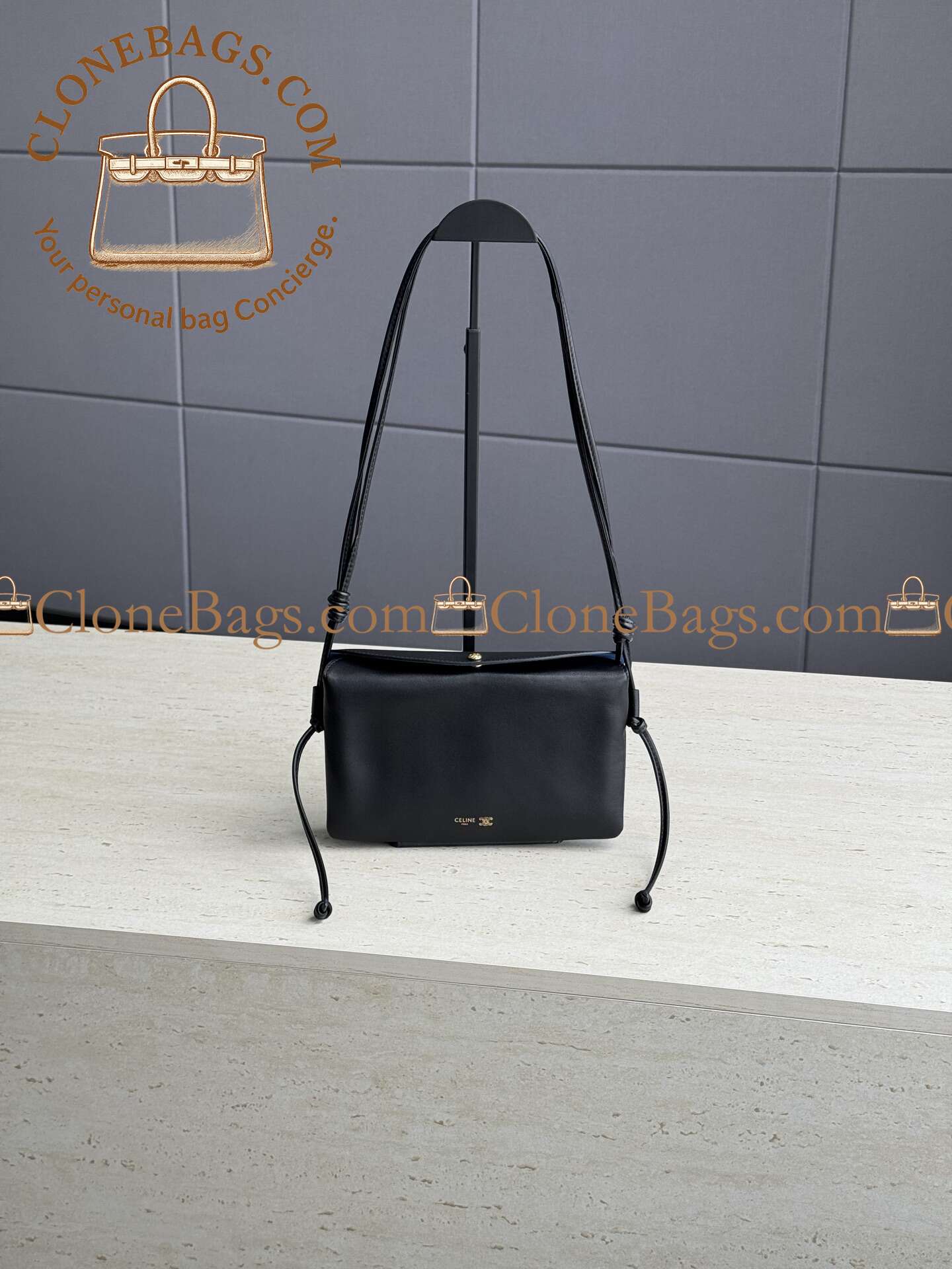 Replica Designer Bags – Celine TRIO FLAP Smooth Lambskin