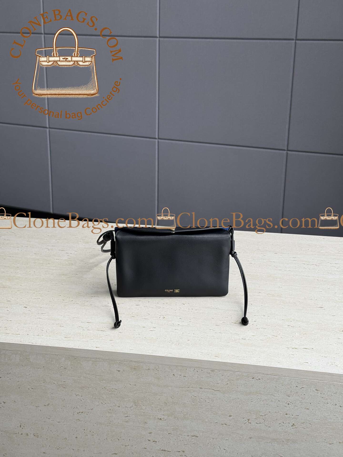 Celine Replica Designer Bags 1:1 TRIO FLAP Smooth Lambskin22.5 x 13 x 3.5 CM - Image 4