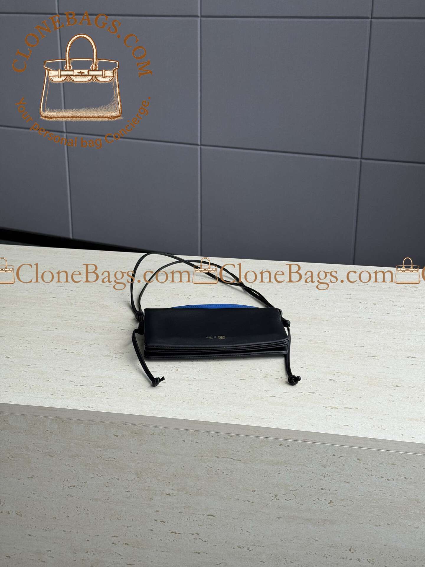 Celine Replica Designer Bags 1:1 TRIO FLAP Smooth Lambskin22.5 x 13 x 3.5 CM - Image 9