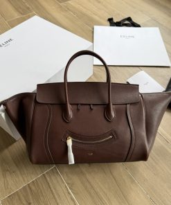 Replica Designer Bags – Celine Luggage Shiny Lambskin