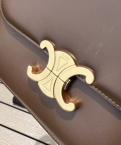 Alternative view of Celine Replica Designer Bags 1:1 Classique Triomphe shiny calfskin 22 x 15.5 x 6 CM