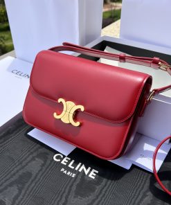 Replica Designer Bags – Celine Classique Triomphe Red