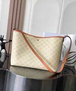 Alternative view of Celine Replica Designer Bags 1:1 Triomphe canvas and calfskin 32.5 x 24.5 x 14cm