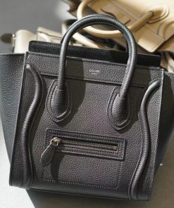Replica Designer Bags – Celine Nano Luggage Black
