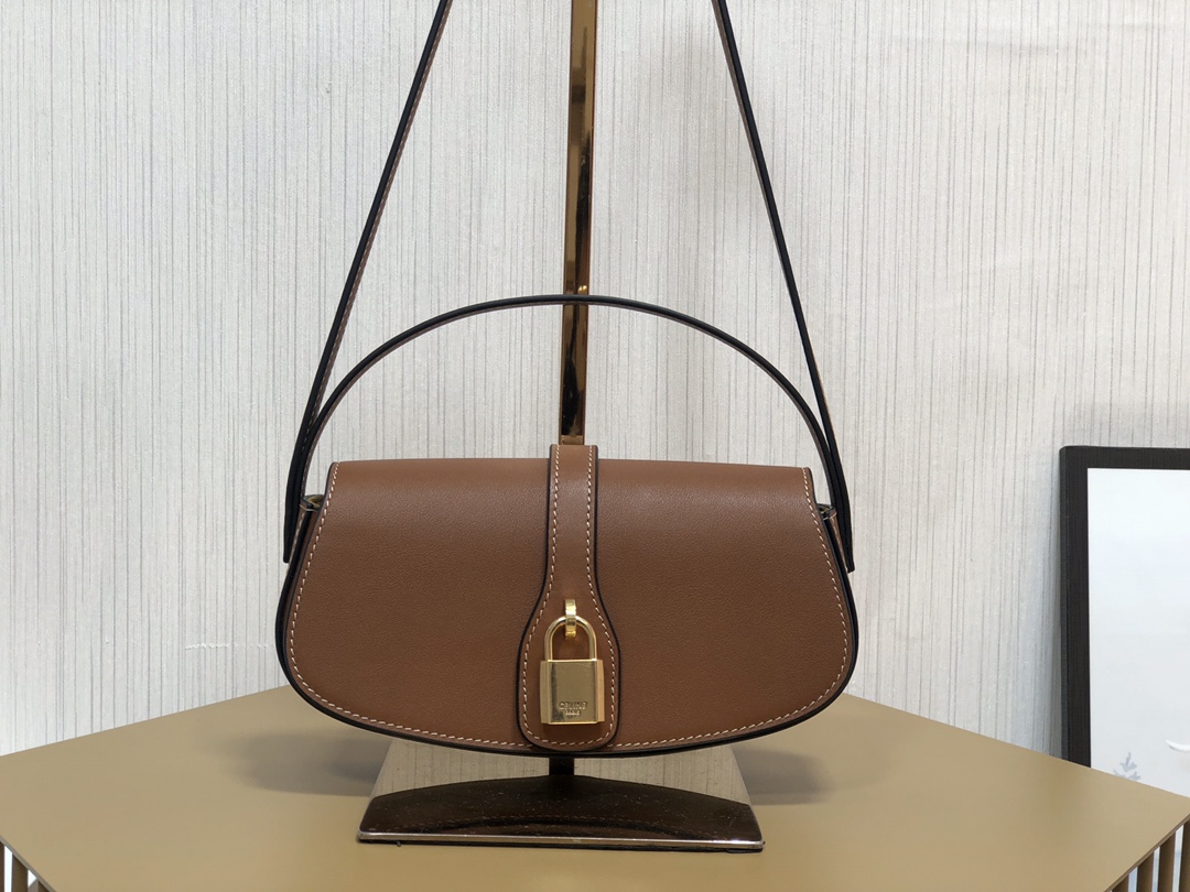 Celine Replica Designer Bags 1:1 Smooth Calfskin Tabou Clutch Tan 18 X 8 X 5cm - Image 2