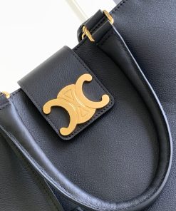 Alternative view of Celine Replica Designer Bags 1:1 Supple Calfskin Medium Appoline Black 37.5 X 22 X 16 CM