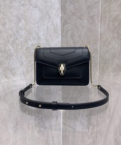 Replica Designer Bags – Bvlgari Black Serpenti Forever 
