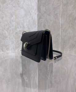 Alternative view of Bvlgari Replica Designer Bags 1:1 Serpenti Forever Black Crossbody Bag 19 x 12.5 x 7 cm