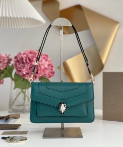 Replica Designer Bags – Bvlgari Green East-West Shoulder Bag