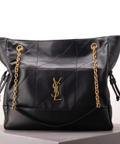 Replica Designer Bags – YSL Black Medium Shopping Tote