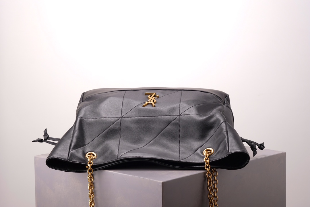 Saint Laurent Replica Designer Bags 1:1 Jamie 4.3 Medium Quilted Leather Shopping Tote Black 34 × 27 × 4 cm - Image 5