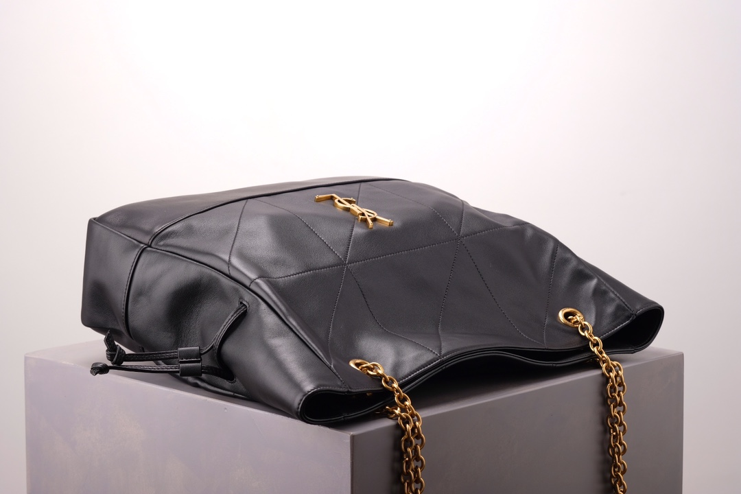 Saint Laurent Replica Designer Bags 1:1 Jamie 4.3 Medium Quilted Leather Shopping Tote Black 34 × 27 × 4 cm - Image 6