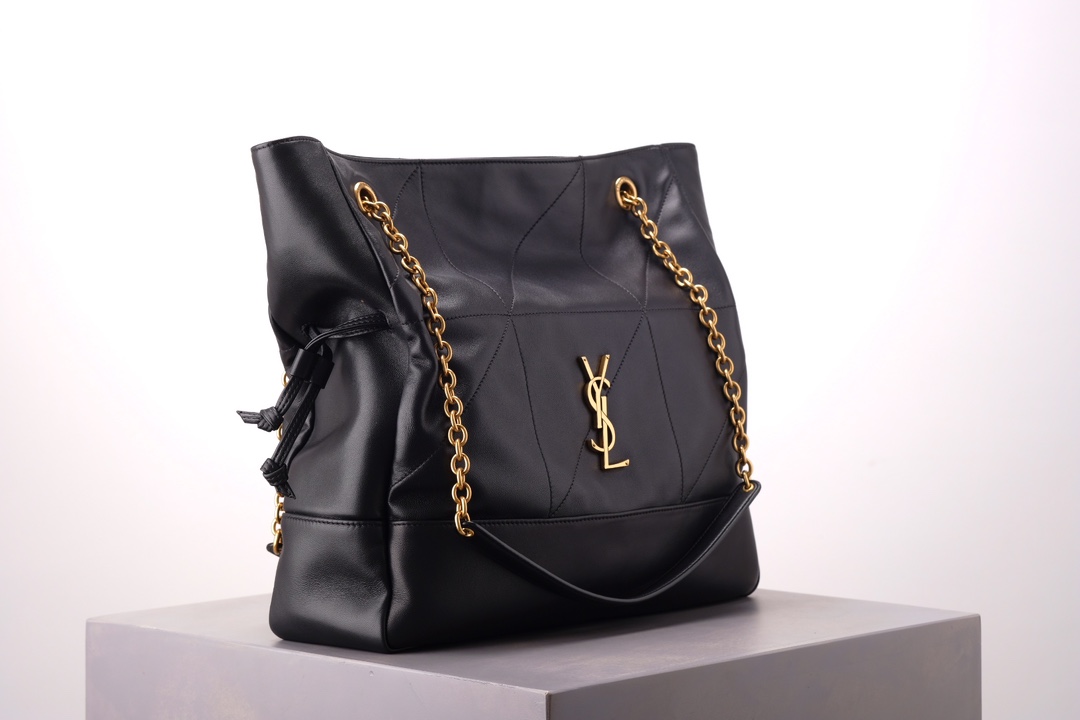 Saint Laurent Replica Designer Bags 1:1 Jamie 4.3 Medium Quilted Leather Shopping Tote Black 34 × 27 × 4 cm - Image 2