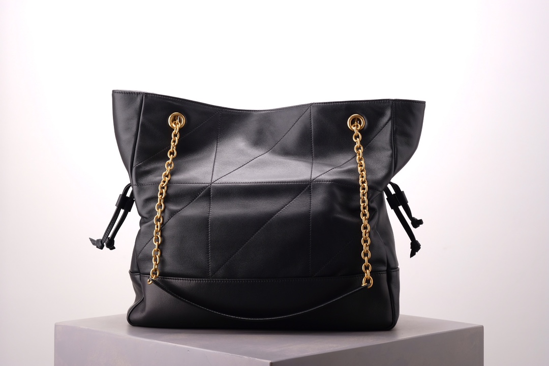 Saint Laurent Replica Designer Bags 1:1 Jamie 4.3 Medium Quilted Leather Shopping Tote Black 34 × 27 × 4 cm - Image 8