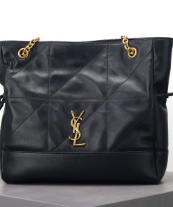 Replica Designer Bags – YSL Black Small Shopping Tote
