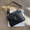 Replica Designer Bags – YSL Black College Medium