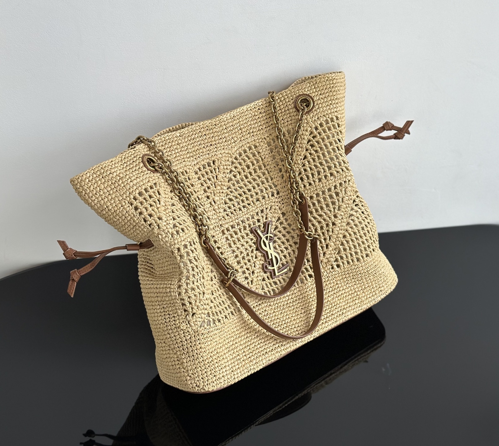 Saint Laurent Replica Designer Bags 1:1 Jamie Raffia Shopping 35 X 35 X 10 CM - Image 4