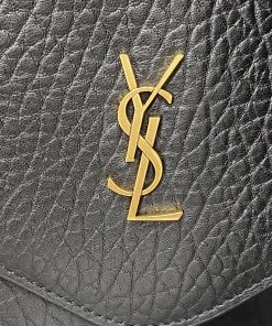 Alternative view of Saint Laurent Replica Designer Bags 1:1 Cassandre Large Pouch On Chain Lambskin Black 35 × 22 × 3-4.2 cm