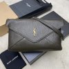 Saint Laurent 1:1 Top Replica: Cassandre Large Pouch on Chain in Light Musk Quilted Lambskin
