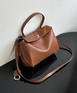 Alternative view of Balenciaga Replica Designer Bags 1:1 Rodeo Handbag Small Cowboy Tan 27 × 20 × 10 CM