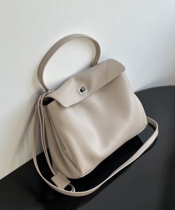 Balenciaga 1:1 Top Replica: Medium Rodeo Handbag in Almond