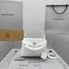 Balenciaga Replica Designer Bags 1:1 Rodeo Handbag Mini Optic White 23 × 17 × 10 CM