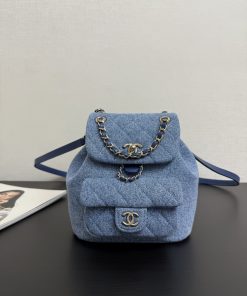 Small Backpack Blue 18.5 × 18 × 12 CM