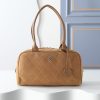 Chanel Replica Designer Bags 1:1 Large Bowling Bag Dark Beige 17 × 29 × 10 CM