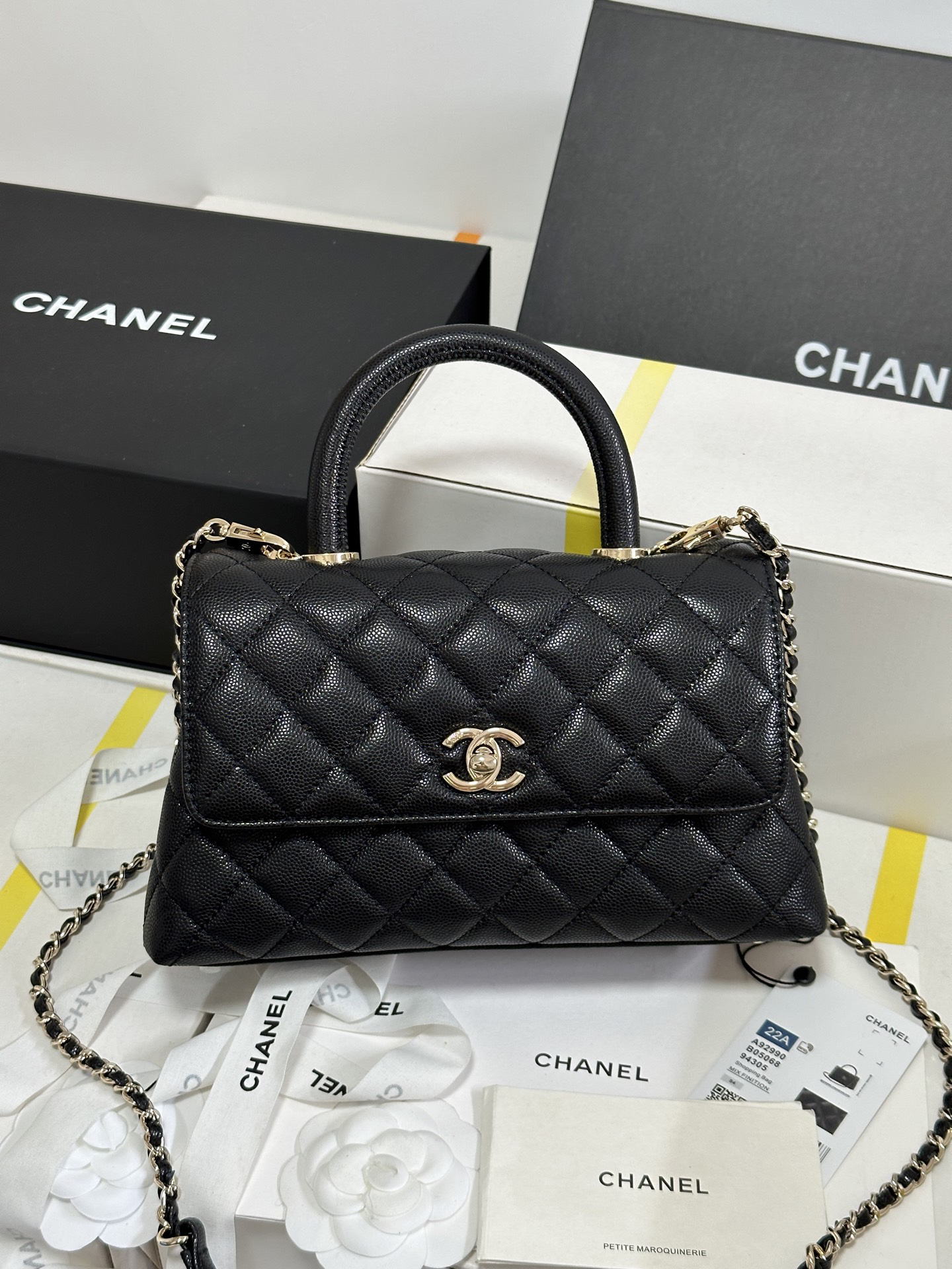 Flap Bag With Top Handle