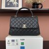 Chanel Replica Designer Bags 1:1 Large Flap Bag With Top Handle Black 18 × 29 × 12 CM