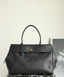 Large Shopping Bag Black 33 × 43 × 17.5 CM