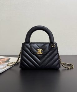 Chanel Replica Designer Bags 1:1 Mini Shopping Bag Black 13 × 19 × 7 CM