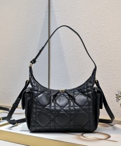 Medium D-Dream Bag Black Gold-Tone Metal 16.0 × 10.0 × 28.0 CM