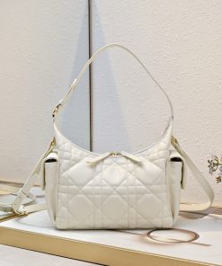 Medium D-Dream Bag Latte Gold-Tone Metal 16.0 × 10.0 × 28.0 CM