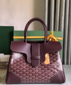 Saïgon tote MM Burgundy 34*16*25cm