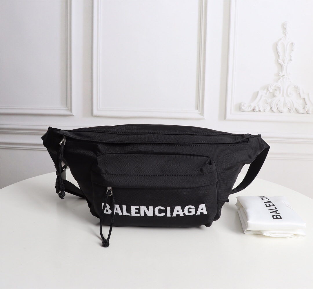 Nylon Logo Embroidered Wheel Belt