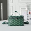 Goyard Replica Designer Bags 1:1 Muse Mini Vanity Green 16*8*10cm