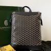 Goyard Replica Designer Bags 1:1 Cisalpin Backpack PM Black 33*14*43cm