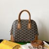 Goyard Replica Designer Bags 1:1 Vendôme Mini Black & Tan 23*10.5*18.5cm