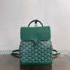 Goyard Replica Designer Bags 1:1 Alpin Mini Backpack Green 19*9.5*23cm