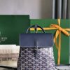 Goyard Replica Designer Bags 1:1 Alpin Mini Backpack Navy Blue 19*9.5*23cm