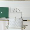 Goyard Replica Designer Bags 1:1 Alpin Mini Backpack White 19*9.5*23cm