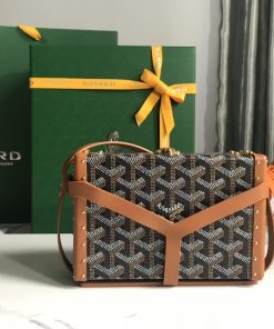 Minaudière Trunk Mini Black & Tan 17*5.5*11.5cm