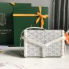 Goyard Replica Designer Bags 1:1 Minaudière Trunk Mini White 17*5.5*11.5cm