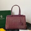 Goyard Replica Designer Bags 1:1 Bellechasse Biaude PM Burgundy 36*15*27cm