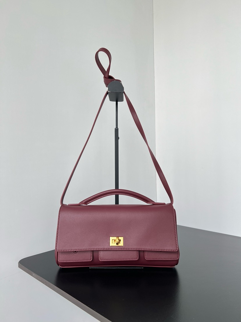 Bel Air Small Dark Burgundy